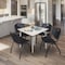 Regency Kahlo Square Table & Chair Sets, 48 W, 48 L, 29 H, Wood, Metal, Plastic Top, Maple TPL4848PLCM47BK - alternate 3